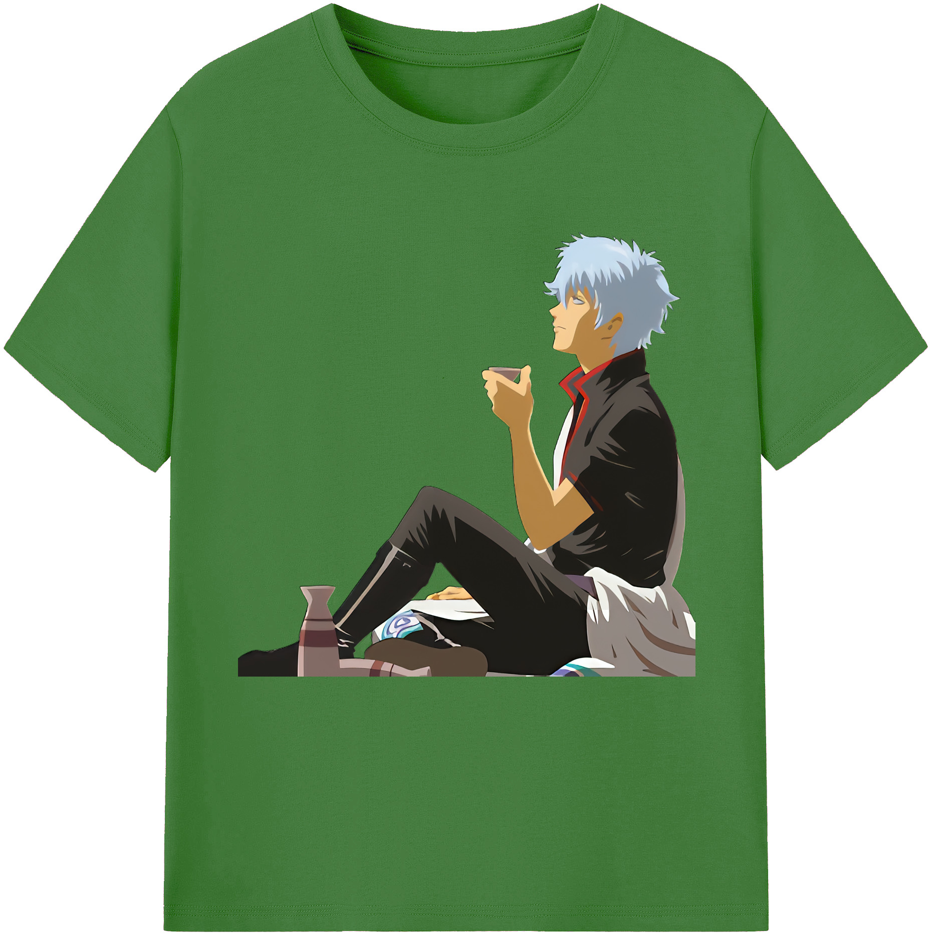 （画像用） ぎんたま 坂田銀時（さかたぎんとき） 神楽 志村新八（しむら しんぱち） GINTAMA Sakata Gintoki Kagura Shimura Shinpachi レディースカジュアルプリントTシャツ（綿100％）